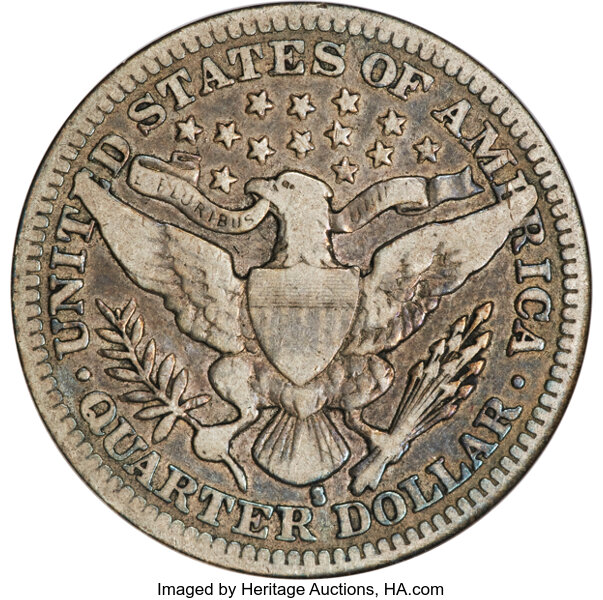 1901-S 25c VF30 CAC thumbnail 23