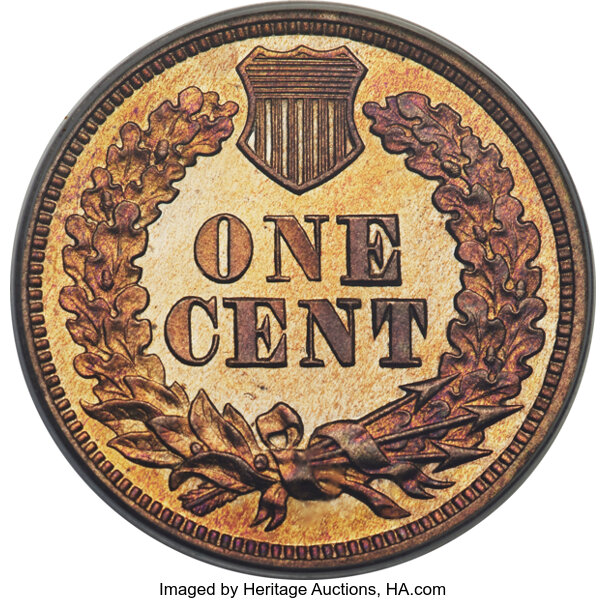 1864 1c Copper Nickel PR CAM thumbnail 13