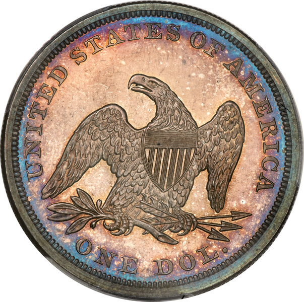 1860 $1 PR66 thumbnail 2