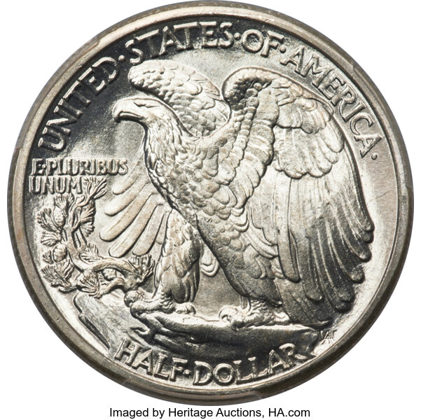 1941 50c MS68 thumbnail 2