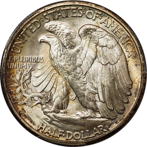 1943-D 50c OGP thumbnail 4