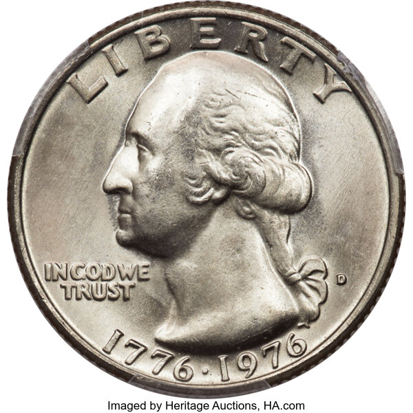 1976-D 25c Clad, Doubled Die Obverse, FS-101 MS thumbnail 2