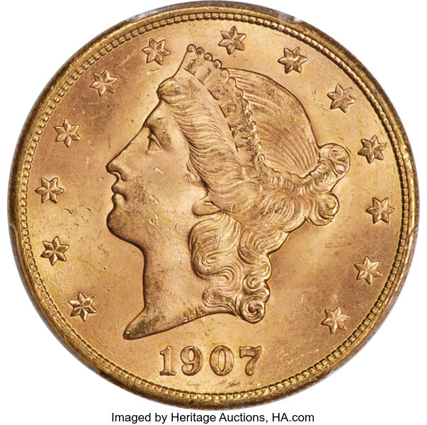 1907-S $20  MS thumbnail 4