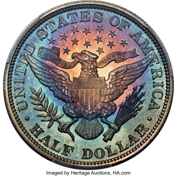 Barber Half Dollar 50c 1892-1915 PR CAM [Type] PR68 CAM CAC thumbnail 2
