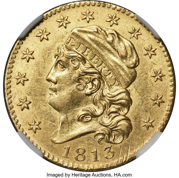 1813 $5  BD-2 MS thumbnail 2