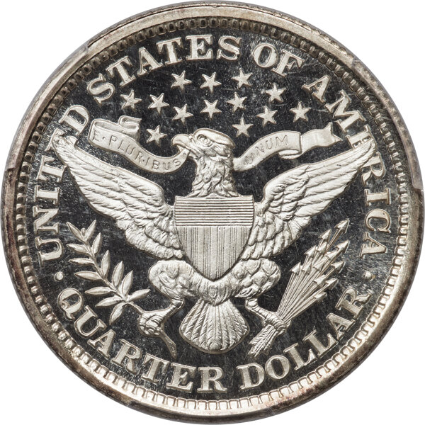 Barber Quarter 25c 1892-1915 PR CAM [Type] PR68 CAM thumbnail 4