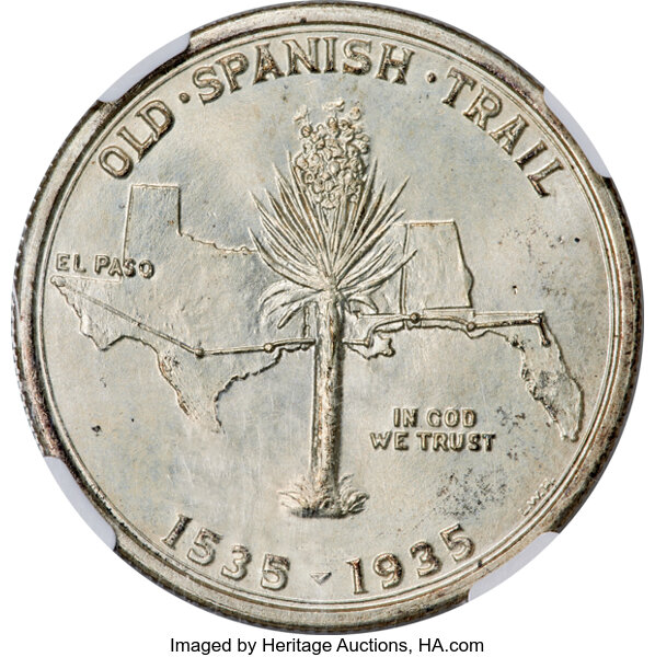 1935 50c Spanish Trail MS67 thumbnail 4