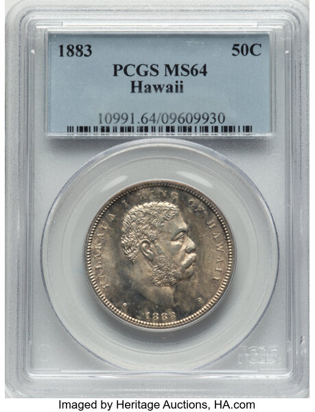 1883 50c Hawaii MS thumbnail 6