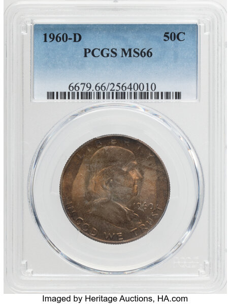 1960-D 50c MS66 thumbnail 4