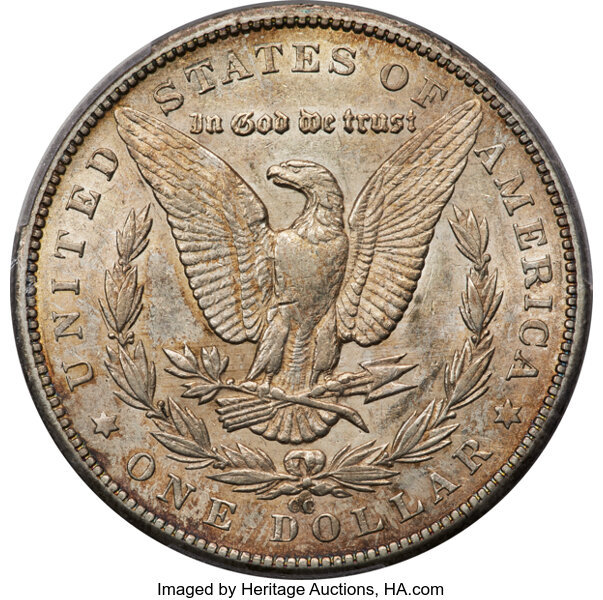 1879-CC $1  Capped Die, VAM-3 AU50 thumbnail 2