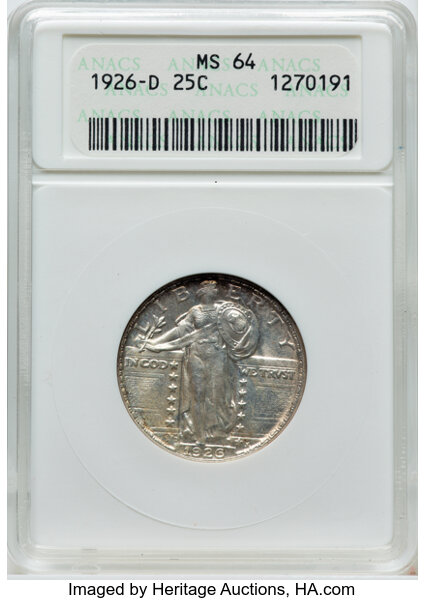 1926-D 25c MS thumbnail 4