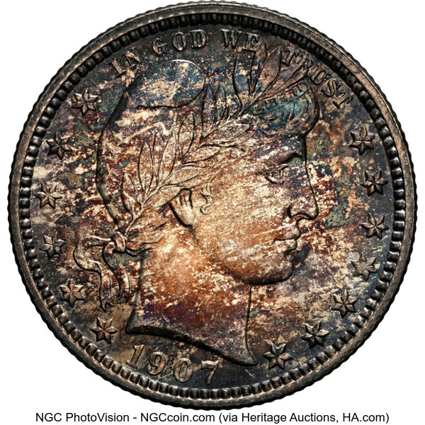 1907-O 25c MS thumbnail 5