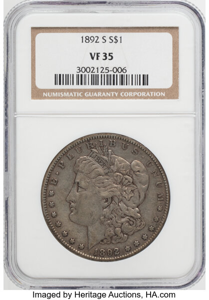 1892-S $1  MS thumbnail 13