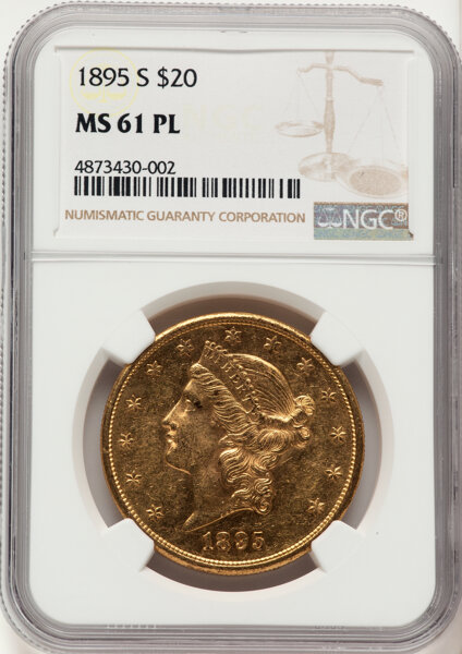1895-S $20  MS PL thumbnail 2