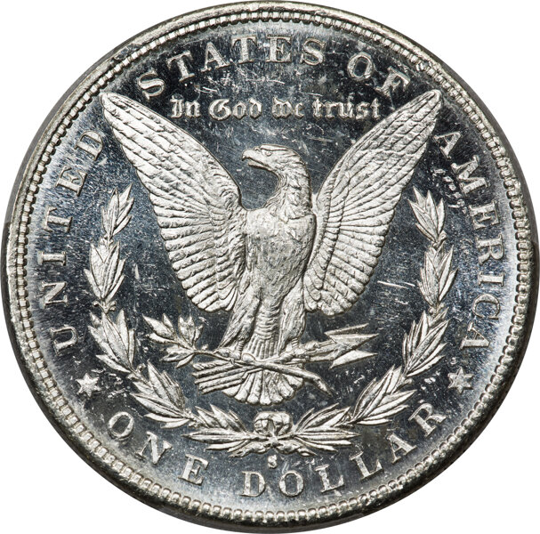 1886-S/S $1  Repunched Mintmark, VAM-2 MS DMPL thumbnail 3