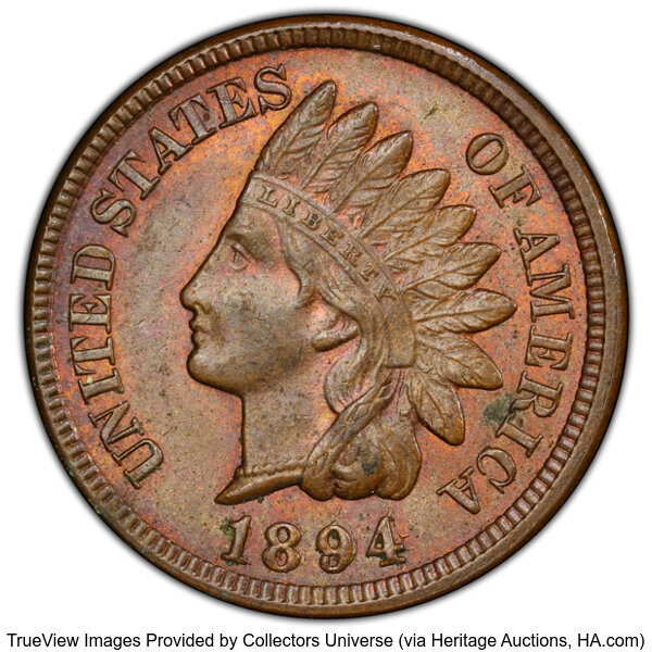 1894/1894 1c Repunched Date, FS-301, S-1 MS BN thumbnail 2