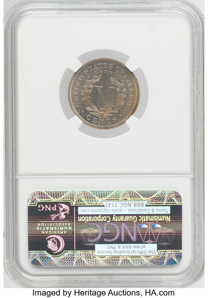 1897 5c AU53 thumbnail 19