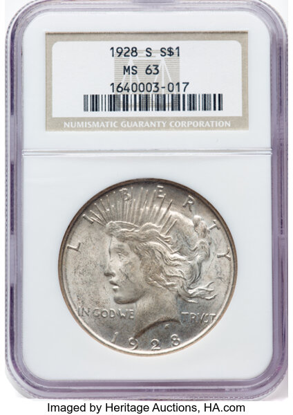 1928-S $1  Doubled Motto, VAM-3A MS thumbnail 8