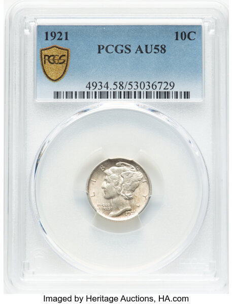 1921 10c MS64 thumbnail 17