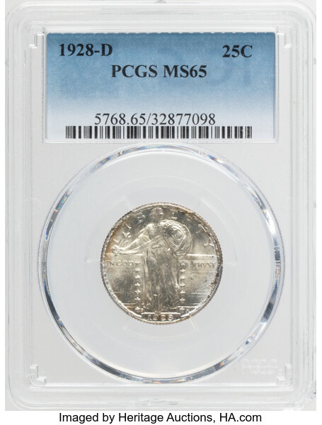 1928-D 25c MS thumbnail 3