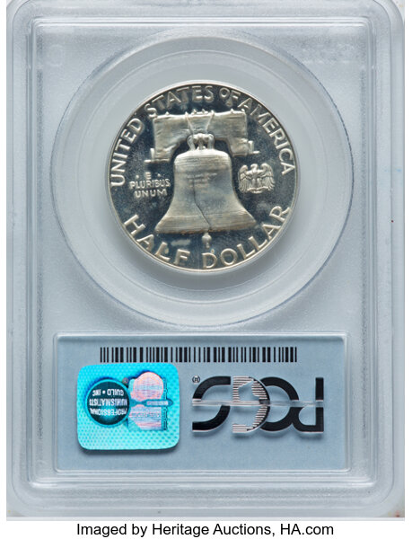 1956 50c Type 2 PR CAM PR67 CAM thumbnail 4