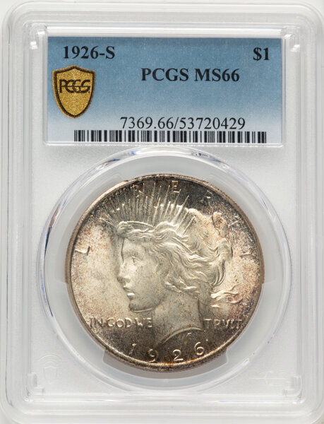 1926-S $1 MS66 CAC thumbnail 4