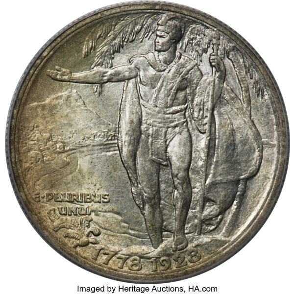 1928 50c Hawaiian MS65 thumbnail 4