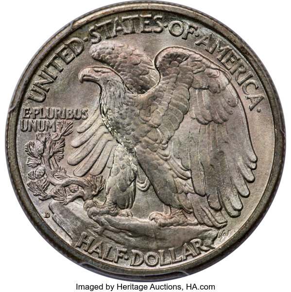 1937-D 50c MS67 thumbnail 2