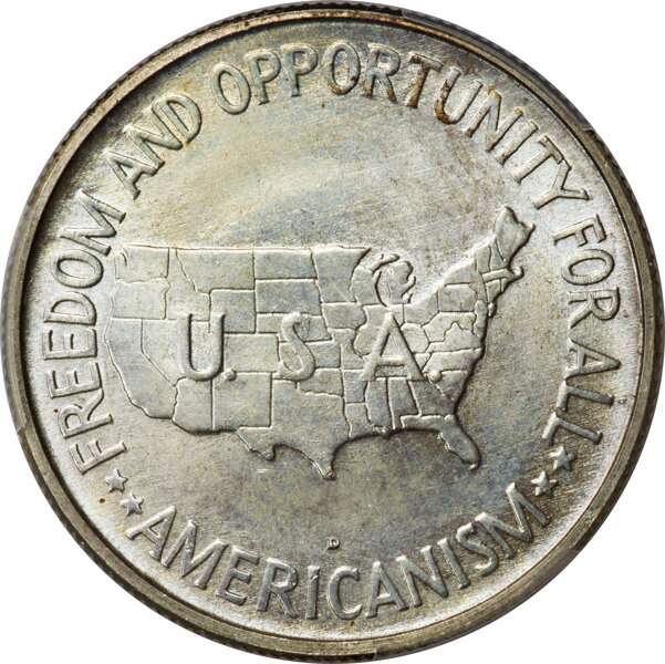 1951-D 50c Washington-Carver MS67 thumbnail 4