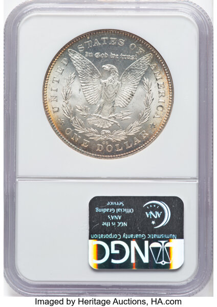 1880-CC $1  Reverse of 1878, 8/7, VAM-7  MS thumbnail 8