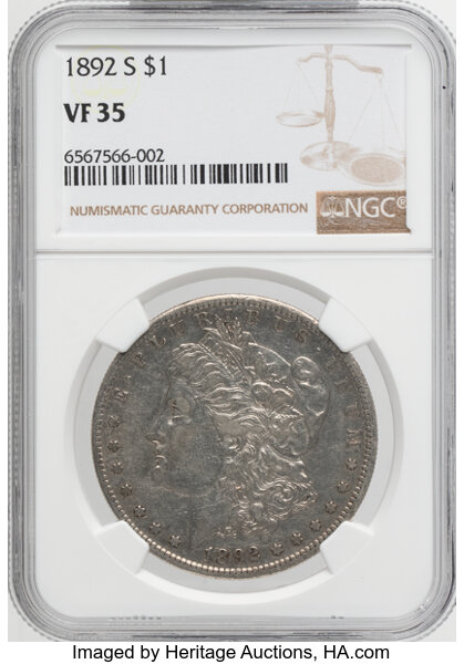 1892-S $1  MS thumbnail 11