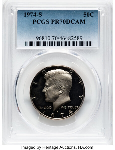 1974-S 50c PR DCAM thumbnail 6