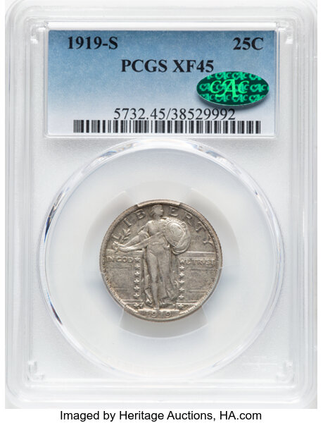 1919-S 25c MS thumbnail 3