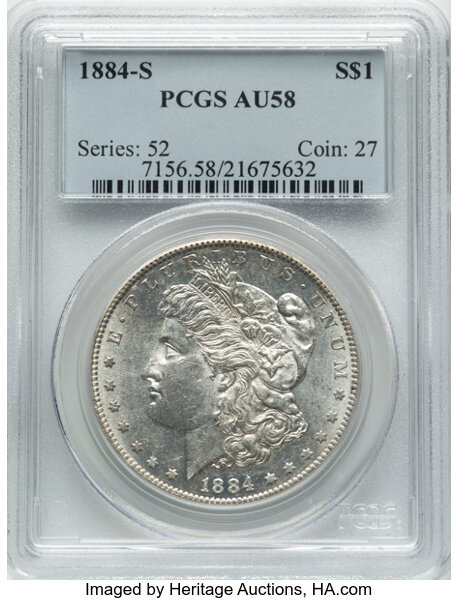1884-S $1  GSA Hoard, Soft Package MS thumbnail 19