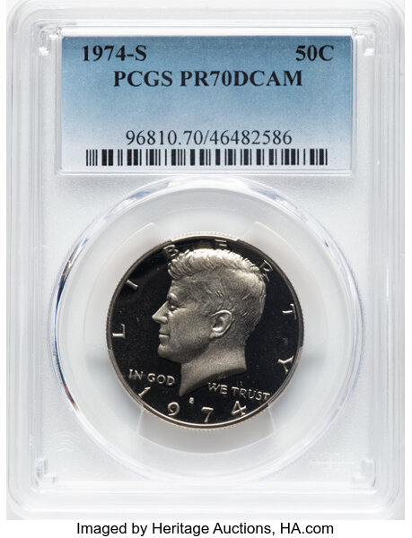 1974-S 50c PR DCAM thumbnail 5