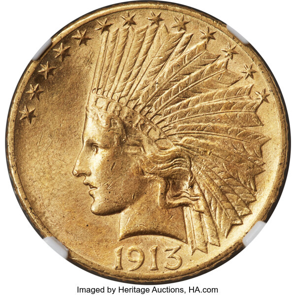 1913-S $10  MS thumbnail 2