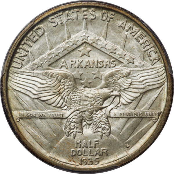 1935-S 50c Arkansas MS67 thumbnail 6