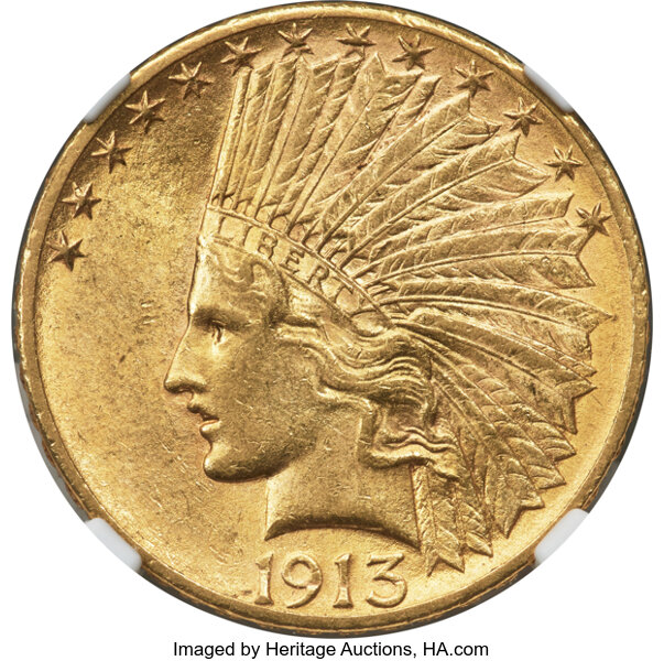 1913-S $10  MS thumbnail 3