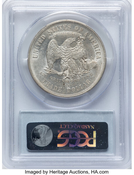 1875-CC Trade$ Chopmarked MS thumbnail 6