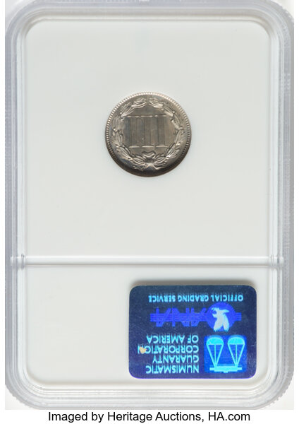 1889 3cN AU55 CAC thumbnail 25