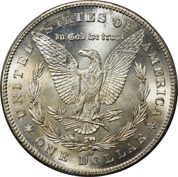 1880-CC $1  Reverse of 1878, 8/7, VAM-7  MS thumbnail 9