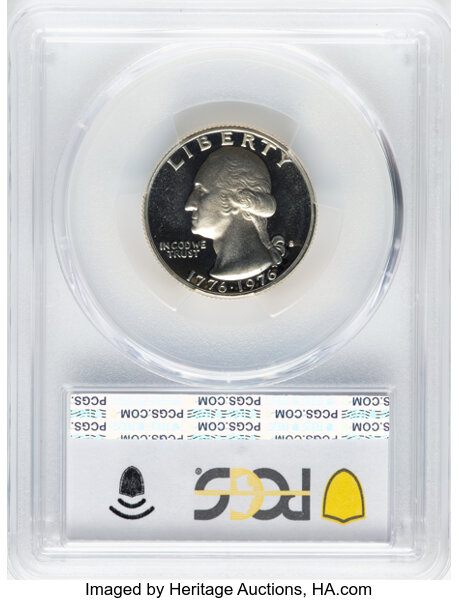 1976-S 25c Silver PR DCAM OGP thumbnail 8