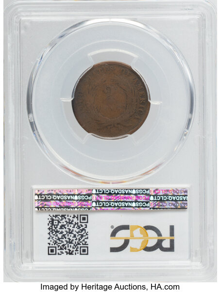 1864 2c Small Motto, FS-401 MS BN thumbnail 8