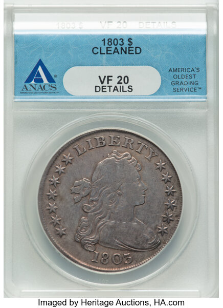 1803 $1  Large 3, B-6, BB-255 MS thumbnail 3