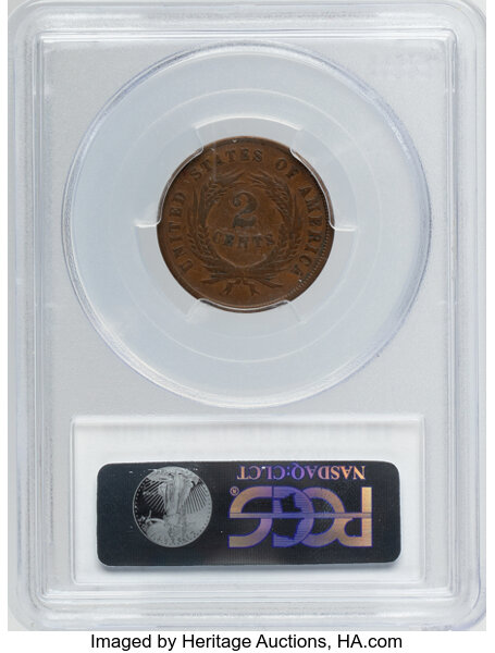1864 2c Small Motto, FS-401 MS BN thumbnail 9