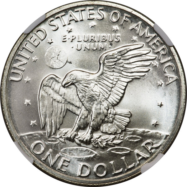 1972-S $1  Silver MS69 thumbnail 4