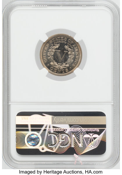 1900 5c PR65 thumbnail 2