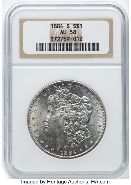 1884-S $1  GSA Hoard, Soft Package MS thumbnail 20