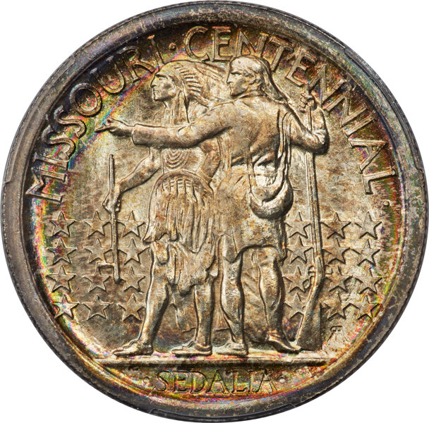 1921 50c Missouri MS66 thumbnail 2