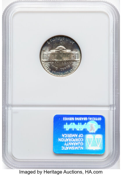 1943-D 5c Silver MS FS MS67 FS thumbnail 4